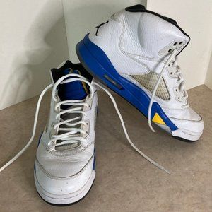 2013 SZ 11 NIKE AIR JORDAN 5 V Oreo 136027-189 White/Blue